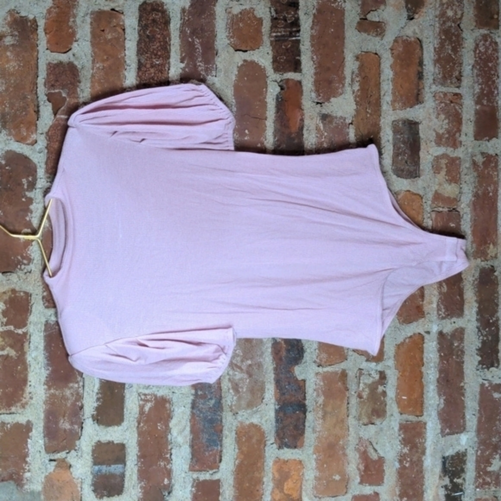 Shinestar Medium Rose Puffy Sleeve Bodysuit